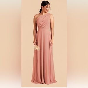 Birdy grey bridesmaid dress 
CHIFFON DUSTY ROSE